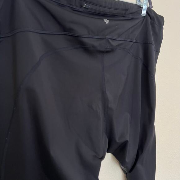 Athleta Accelerate 7/8 Tight Leggings Black 3X Plus Size High Rise Stretch - Picture 8 of 12